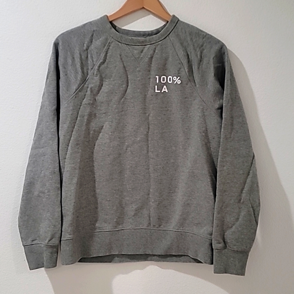 Everlane 100% LA Gray Cotton Crewneck Size Medium